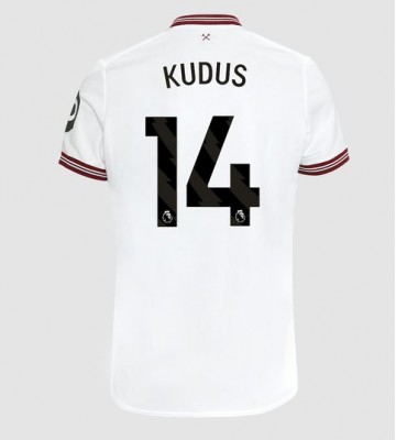 West Ham United Mohammed Kudus #14 Segunda Equipación 2023-24 Manga Corta